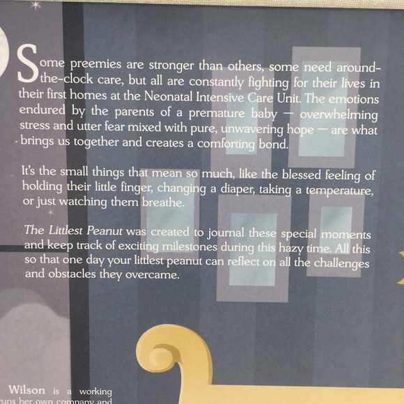 NEW The Littlest Peanut A NICU Premie Baby Book - Picture 2 of 7